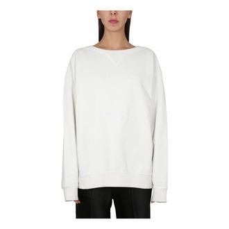 Maison Margiela Mujer, Sudaderas, Blanco, Talla: M