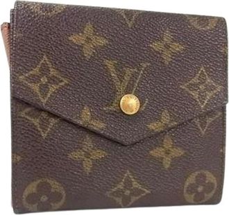 Louis Vuitton Pre-owned Wallets, female, Brown, Size: ONE SIZE Pre-owned Tri-fold Wallet