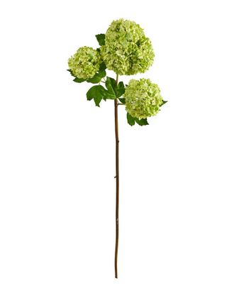 Nearly Natural Set Of 2 33In Snowball Hydrangea Artificial Flower