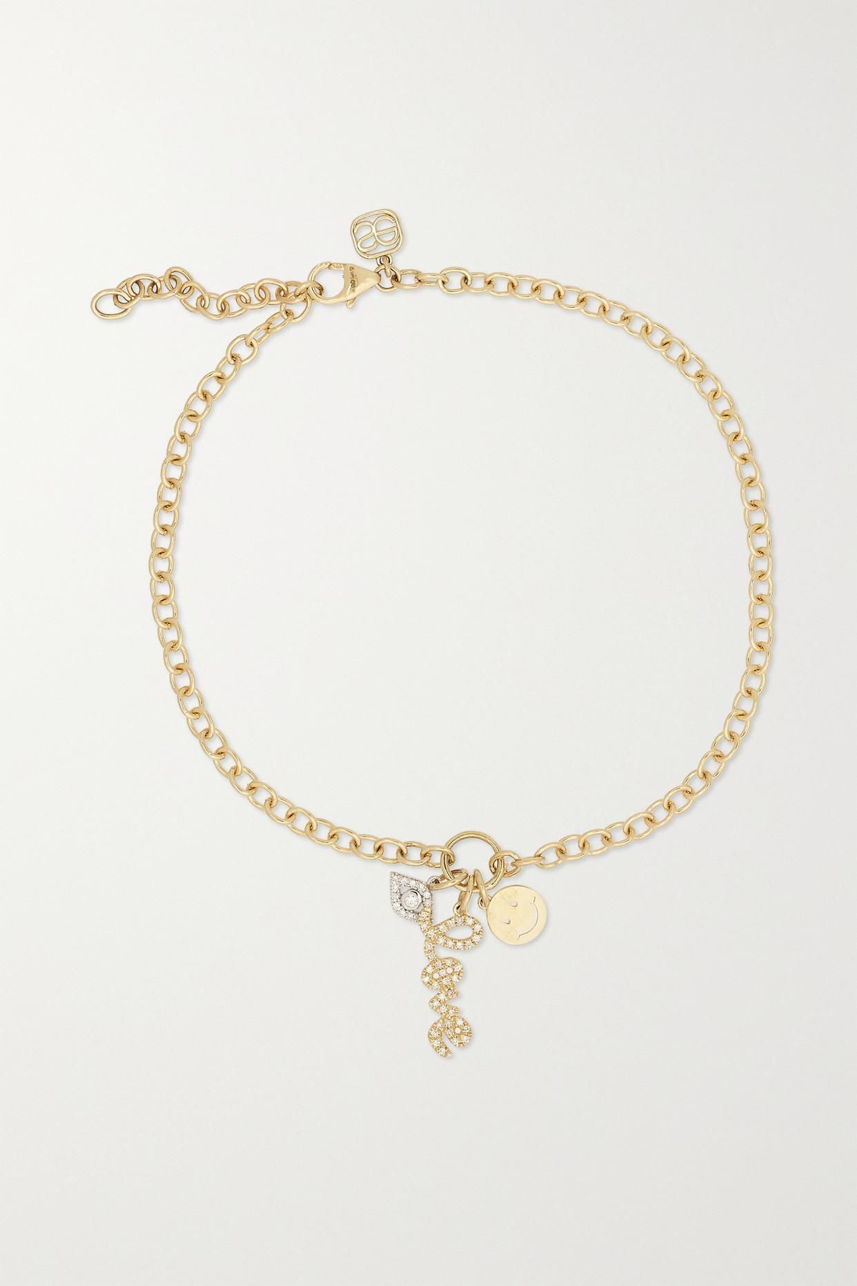 Cavigliera Boho Con Nappe E Cristalli Dorati - Gioiello Estivo Con Strass E Frange