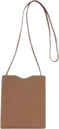 Herm&egrave;s Pre-owned Shoulder Bag - Dames - Vintage Schoudertas - Bruin - ONE Size - Leer - Vintage