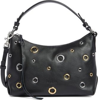 Aim&eacute;e City Beat Convertible Shoulder Bag in Black W Grommets at Nordstrom Rack