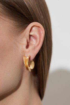 Cult Gaia Ren Min Hoop Earrings, Womens, Gold