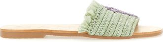 Maneb&igrave; Green Slip-on Sandals