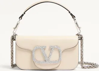 Valentino Garavani Valentino Garavani Loc&ograve; Small Shoulder Bag With Jewel Logo Wo