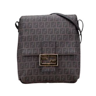 Fendi Pre-owned Cross Body Bags, female, Brown, Size: ONE SIZE Pre-owned Crossbody Bag