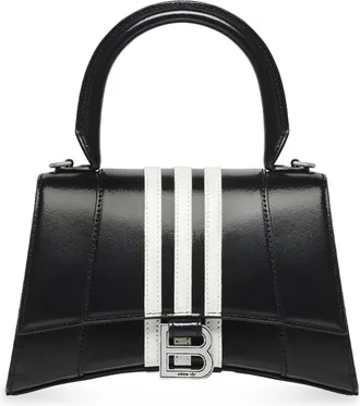 Balenciaga (WMNS) Balenciaga x adidas Hourglass Small Handbag Black 593546210MA1091