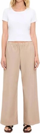 Michael Stars Taylor Wide Leg Pant In Macademia