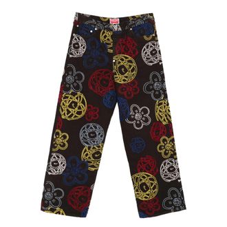Kenzo XFutura 2000 Flower-embroidered Trousers