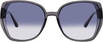 Nine West Smoke Butterfly Ladies Sunglasses 10266027.CGR GRYSMK