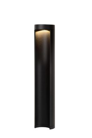 Lucide COMBO Non Dimmable Decorative Modern Outdoor LED Bollard Light in Black