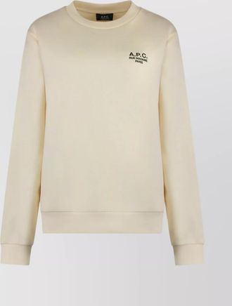 A.P.C. madame street cotton sweatshirt