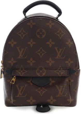 Louis Vuitton Pre-owned Mini Palm Springs - Dames - Vintage Rugzakken - Bruin - ONE Size - Leer - Vintage
