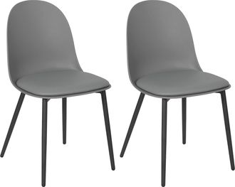 Woltu Woltu Set Di 2 Sedie Per Sala Da Pranzo. Sedie Da Cucina In Similpelle. Sedie Da Pranzo Con Schienale Ergonomico Per Soggiorno Ufficio. Sedile Imbotti