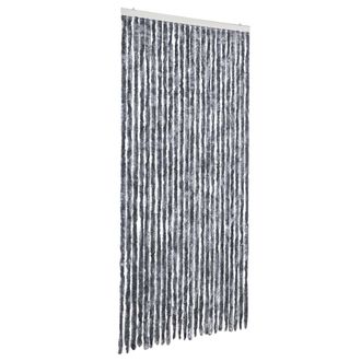 vidaXL Vidaxl - Cortina Mosquitera De Chenilla Plateada 100x220 Cm