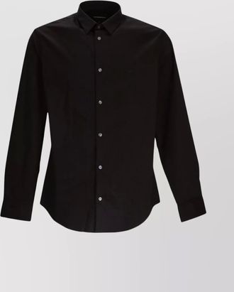 Emporio Armani cotton shirt button cuffs