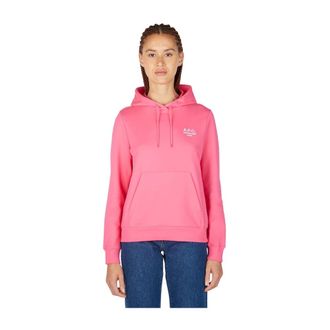 A.P.C. A.p.c., Dames, Sweatshirts & Hoodies, Roze, Maat: XS Katoen