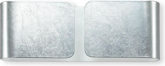 Ideal Lux Applique Contemporanea Clip Metallo Argento 2 Luci G9 3W 3000K Luce Calda