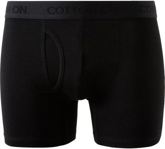 Cotton On Mens 3 Pack Mens Organic Cotton Boxer Brief in Black at Nordstrom, Size X-Large