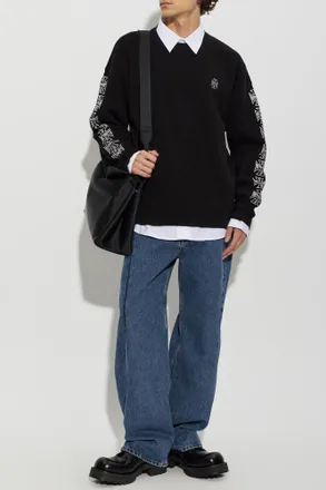 VETEMENTS Sweatshirt With Logo, Mens, Black