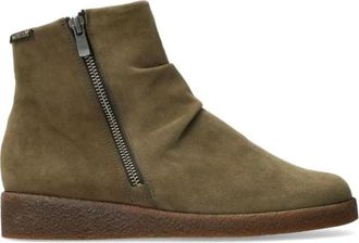 Mephisto Comfortabele enkellaars met Soft-Air technologie - Dames - Enkellaarsjes - Groen - 42 EU - Su&egrave;de - Schoenen
