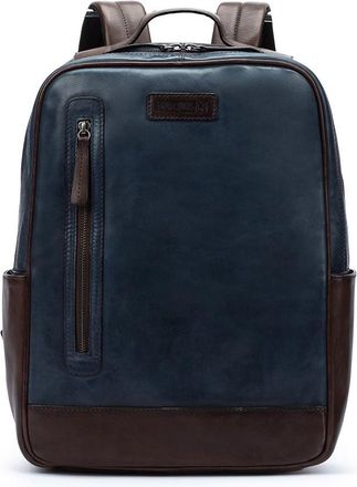 Pikolinos Belmonte MHA Leather Backpack, Blue Olmo, One Size