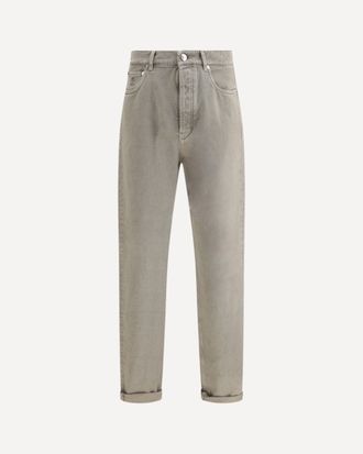 Brunello Cucinelli Garment-dyed denim Pants Male 46