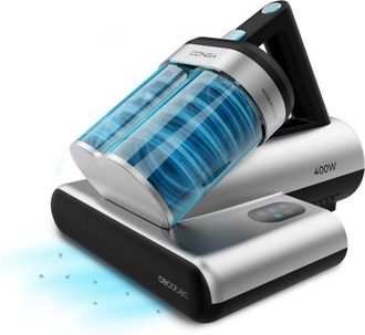 Cecotec Cecotec - Aspiratore Antiacaro Battimaterasso - Aspirapolvere Conga Rockstar 4000 Mattress. ForceSonic 400W, 13 kPa, Luce uv-c, Heat Tech, Spazzola
