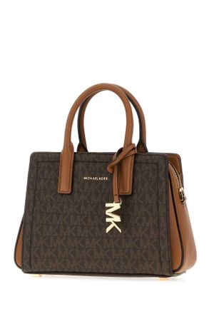 Michael Kors Womens Printed Canvas Laila Handbag Brnacorn Borse A Mano Bag