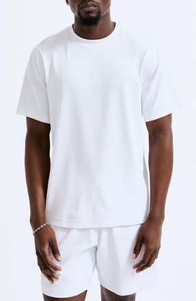 Reigning Champ Solotex Mesh Tiebreak Performance T-Shirt in White at Nordstrom, Size Xx-Large