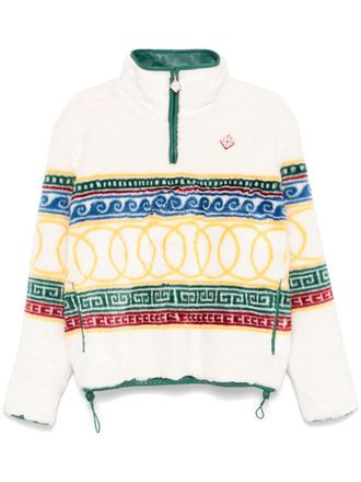 Casablanca Les Anneaux sweater - White