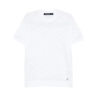 Karl Lagerfeld Heren, Tops, Wit, Maat: L