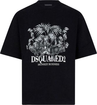 Dsquared2 Short-sleeved cotton T-shirt