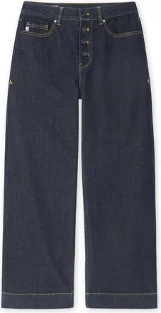 Stio | Womens Rivet Wide Leg Jean, Size 10 Regular in Denim