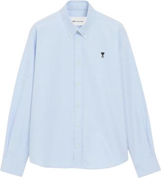 Ami De Coeur Button-Down Overhemd - Heren - Casual Overhemden - Blauw - M - Katoen - Overhemden