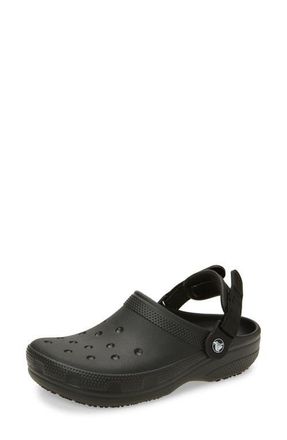 Crocs Classic Work Clog in Black at Nordstrom, Size 10 Womens