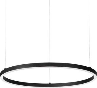 Ideal Lux Ideal Lux - Oracle Slim 50cm Dimmable 4000K Round Integrated led Pendant Ceiling Light Black