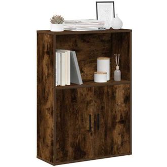 vidaXL vidaXL Libreria Rovere Fumo 60x24x85 cm in Truciolato