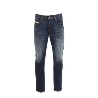 Diesel Slim-fit Jeans, male, Blue, Size: W34 Blue Jeans 2019 D-Strukt