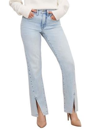 Good American Good Boy Straight Jeans in Indigo753 at Nordstrom Rack, Size 15