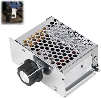 OEM Controlador De Velocidad De Motor De 220 V, Regulador De Voltaje Ca De 4000 W, Controlador De Velocidad De Motor El&eacute;ctrico, Rango De Voltaje Ajustable