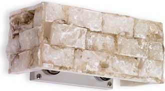 Ideal Lux Applique Rustica-Country Carrara Alabastro 2 Luci G9 3W 3000K Luce Calda