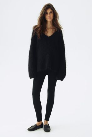 H&M Mama 2-pack Jersey Leggings in Black at Nordstrom, Size Xx-Large