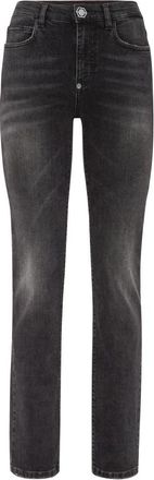 Philipp Plein Denim Broeken Regular Fit - Dames - Slim Fit Jeans - Zwart - W24 - Denim - Jeans