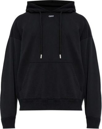 Off-white Hoodies & sweatvesten, Heren, Zwart, S, Katoen, The Hooded Sweatshirt