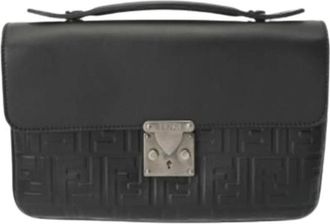 Fendi Pre-owned Handbags, female, Black, Size: ONE SIZE Pre-owned Vintage Handbag