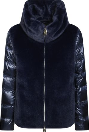 Herno Ultra-Light Bimaterial Bomber Jacket