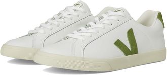 Veja Esplar Logo Mens Shoes Extra White Kiwi : EU 45 (US Mens 11.5) M, Leather