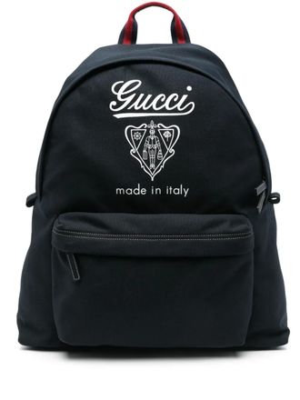 Gucci Crest rugzak - Blauw