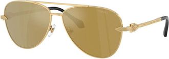 Versace VE2283 10027I Gold/Brown Gold Mirror